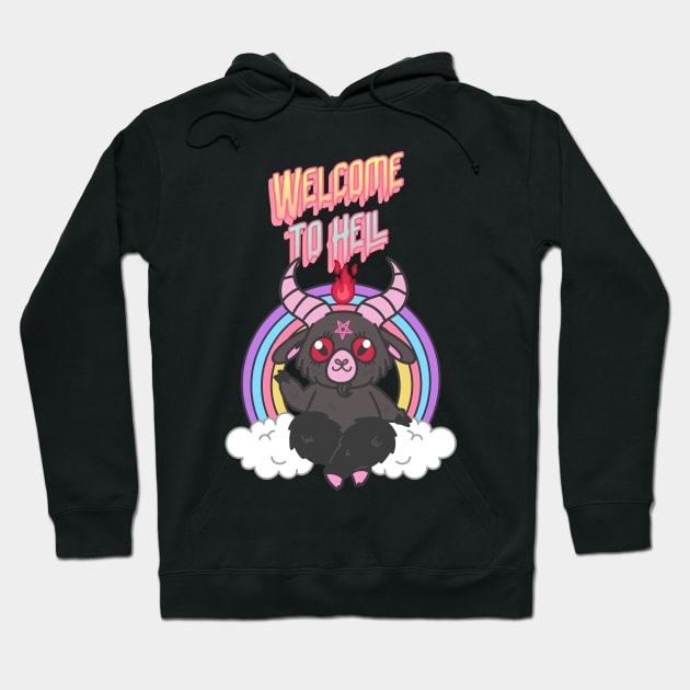 Welcome To Hell Hoodie by FullMoon